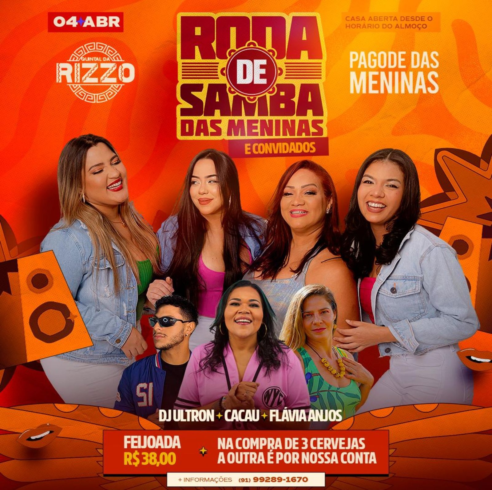 RODA DE SAMBA DAS MENINAS